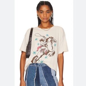 Daydreamer Midnight Bandit Tee in Cream